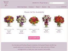 Tablet Screenshot of enchantedflowersmn.com